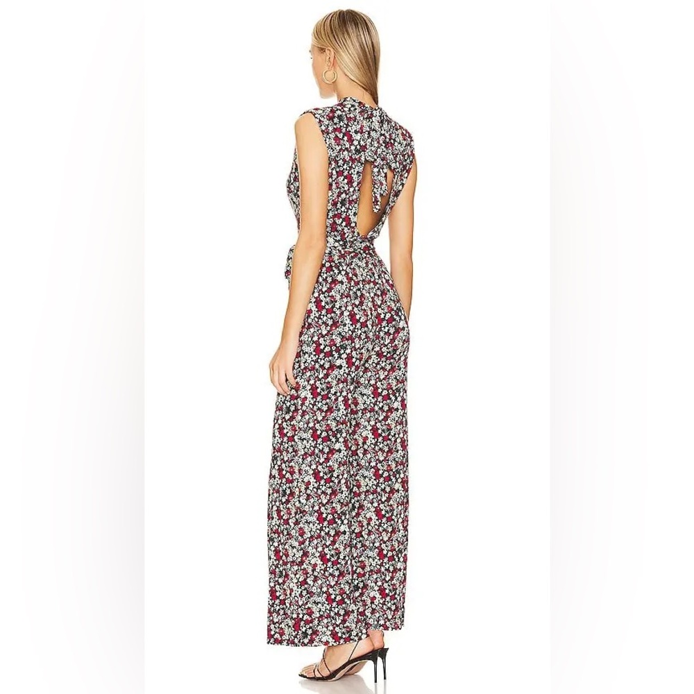 Free People Vibe Check One-Piece Jumpsuit – Black Ditsy Shell Combo – XS - Picture 4 of 12